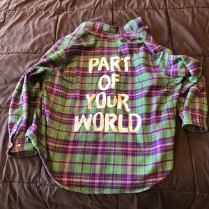 Cakeworthy Ariel Flannel Shirt Coat